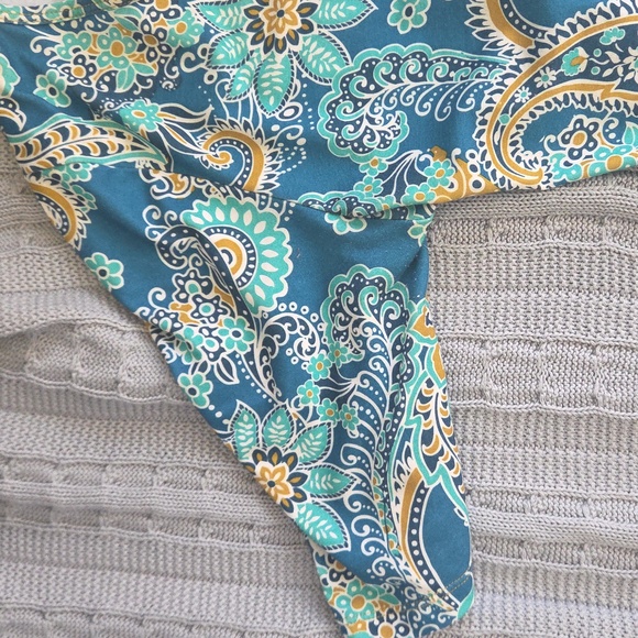 PrAna Breathe Paisley Faux Wrap Dress Size XL - Picture 3 of 8